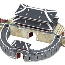 종이모형 수원화성 팔달문 입체모형 종이퍼즐 종이로만들기 입체퍼즐 종이공작 종이장난감 조립키트 페이퍼락