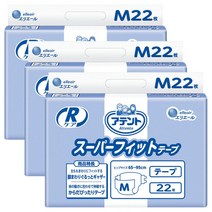 아텐토 성인용기저귀 신축 매직테이프 M 22매x3팩, 아텐토 신축 매직테이프 M 22매x3팩