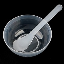 슬라임용기 통 미용팩 반죽 혼합 플라스틱용기, 분홍