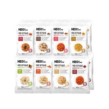 허닭 [본사당일출고] 닭가슴살 곤약볶음밥 250g 8종 혼합(야채+새우+김치+갈릭+닭갈비+소불고기+불닭+카레), 16팩