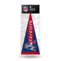 Rico Industries NFL 뉴 잉글랜드 패트리어츠 레트로 8팩 미니 페넌트 세트