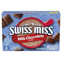 Swiss Miss 밀크 초콜릿 맛 핫 코코아 믹스 8개입 120653, Milk Chocolate_1.38 Ounce (Pac