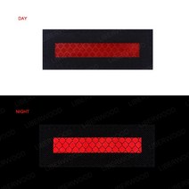 저스트앳 IR 적외선 안전 패치 소방관 헬멧 유니폼 배낭 얇은 파란색 빨간색 노란색 라인 반사 전술 아플리케, [01] IR red 3x8cm