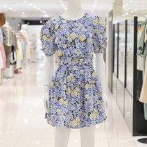 에이비에프지 AK수원점 ab.f.z 퍼프소매플라워미니원피스 (KSW2QO42E)