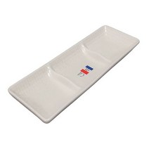 도자기 그릇 나눔 접시 반찬 그릇 식기 3칸 26.5cm