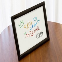 캘리그래피 캘리그라피 스탠드 액자 학원용 행사용, 색상/사이즈, 은색-A4