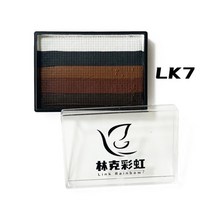 페이스페인팅물감 템페라물감 무지개 분할 케이크 바디 메이크업 얼굴 및 페인팅 형광 수성 무독성 할로, 05 50g-LK7