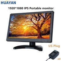 34인치모니터 와이드 세로 모니터 11.6 인치/12 인치 휴대용 LCD HD 미니 TV 컴퓨터 PS3/PS4 라즈베리 파이 CCTV 비디오 입력 HDMI VGA, [03] 12 - 1920x1080
