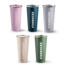 스타벅스 투고 텀블러 473ml 스벅 컵 보온 보냉 티 진공 머그, 올리브그린