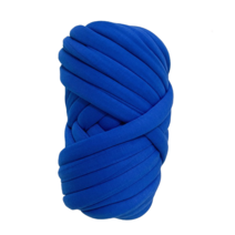 바인켓 자이언트얀 실 1kg 패브릭 뜨개실 DIY 키트, 블루