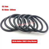 고무와셔 오링 실리콘 구리 스텐 Cs 7mm o-링 블랙 니트릴 고무 nbr o 링 씰링 와셔 id 16mm-300m 라운드 o 형 개스킷 부식 내유성 고온, id28mm od42mm 10개, 검은색