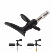 스마트 Chiropractic Adjuster Device Sooth Stress Stainless Steel Spine Correction Massager Single Head, [02] gold