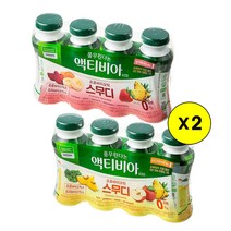 (냉장)[풀무원]액티비아 스무디 딸기바나나150mlx8+골드키위사과150mlx8