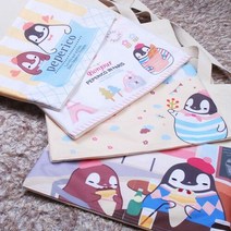 에이치플러스몰 페페리코 컬러코드 포켓 에코백 국내 캐릭터 정품