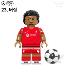 축구선수 레고 호환 블록 미니 피규어 커스텀 블럭 장난감 생일선물 초등학생, 23. 버질