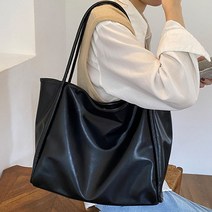 스퀘어 레더 숄더 쇼퍼백 HB027