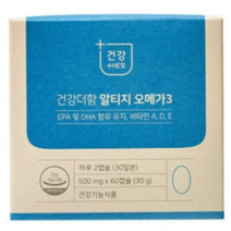 함소아제약 건강더함 알티지오메가3 (30일분), 60정, 19박스