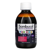 삼부콜 블랙 엘더베리시럽 어린이용 면역계건강 230ml(7.8fl oz), 1개