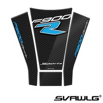 3D 에폭시 수지 오토바이 탱크 패드 투명한 물고기 뼈 데칼 맞는 BMW F900R F900 R 2020 2021, 2