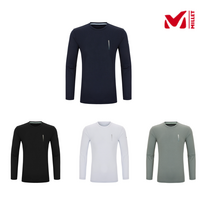 밀레 S/S 남자 시원하고 쾌적한 기능성 원단을 적용해 봄 여름 기본티로 입기 좋은 남자 기능성 라운드 티셔츠 / PAUL0317