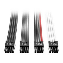 맥스엘리트 시소닉 Direct MOD PCI-E 8(6+2)핀 케이블 (다크블랙 0.6m), 1