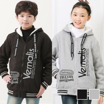 제이키드 주니어 보아털후드집업점퍼 겨울 주니어 기모점퍼 후드점퍼