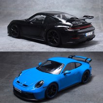 마이스토 1:18 포르쉐 911 GT3 고급형 다이캐스트 모형, 블루