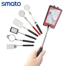 검사거울 용접거울 차량 자동차 작업 정비 안테나 반사경 검사경 LED 거울 스마토, SM-855AG