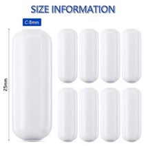 실험실핫플레이트 16 조각 PTFE 마그네틱 Stirrer 믹서 Stir 바 화이트 컬러 Rod Plate Magnet 교반기, 없음, C8x30mm
