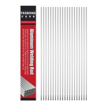 논가스용접봉 20pcs / 50pcs 알루미늄 용접봉 13 Inch 저온 플럭스 코어 필요 없음 솔더 파우더, [01] 33cmx2.0mm 20pcs