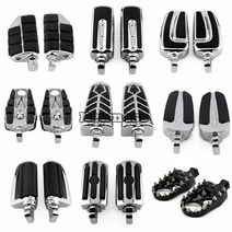 할리 오토바이 튜닝 커스텀 용품 할리데이비슨 부품 남성 마운트 풋 페그 footrest footpegs for harley davidson sportster iron dyna, 제 블랙