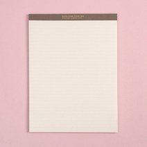 문구존 A4 유선 노트패드 떡메 레포트 절취 리갈노트, 없음