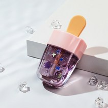 립글로즈 립틴트 립밤 립라이너 잘 지워지지 않는 착색 타투 립스틱 틴트 아이스크림 립 글레이즈 글리터 리퀴드 롱래스팅 워터프루프 모이스춰라이징 캔디 컬러 립글로스 귀여운 립, 자주색, 1개