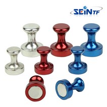 세인티에프 큐티자석 D16 네오디움 초강력 홀더 체스 메모, 레드