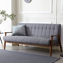 베스트리빙 피오나 가죽 패브릭 카페 거실 소파/1인소파/2인소파/3인소파 2color, 3인, 브라운프레임-그레이방석