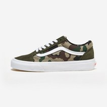 반스 올드 스쿨 - CAMO OLIVE/WHITE