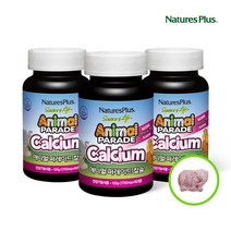 [네이처스플러스] 애니멀퍼레이드 칼슘 (60정), 총 3병