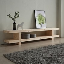 데루스 통원목 거실장 2100, 원목