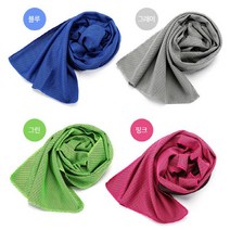 [LOX] 야외활동 필수품 시원한 드라이 쿨타올 쿨수건, 블루