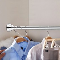 길이조절 옷장봉 스텐 압축봉 커튼봉 옷걸이봉