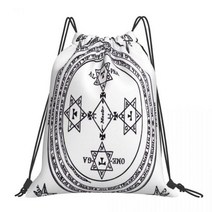 살로몬 마법의 서클 솔로몬 큰 2 Drawstring 가방 배낭 소녀 헝겊 여성 맞춤