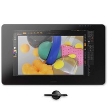 컨피마켓 Wacom DTK2420K0 Cintiq Pro 24 크리에이티브 펜 디스플레이 - 8192 압력 및 99% 어도비 RGB가 있는 4K 그래픽 드로잉 모니터 블랙, Monitor, 16 inch touch