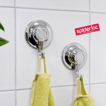 스파이더락 다용도행거 크롬, 실버, 6개