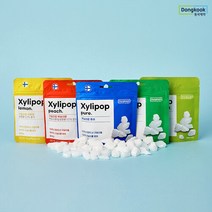[동국제약] 핀란드산 자일리톨 자일리팝 40gx5, 레몬 5봉