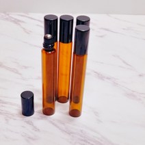 소분용기 아로마오일 향수샘플용기 10ml 롤온 휴대용 롤러볼공병 5개세트, 스포이드1개