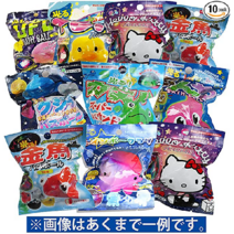 캐릭터 빛나는 레인보우 마스코트 입욕제 바스볼 랜덤 10개세트, 10개