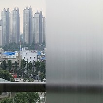 현대시트 무점착 반투명 암막 유리 창문 시트지, 스트라이프