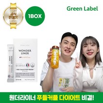 그린라벨 원더라이너 1박스 푸들커플 다이어트 시네트롤, 1박스 14포