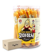 사조 꼬마장사 소시지 1300g (65gx20개) (1박스-6통), 1박스
