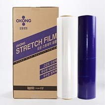 오공 공업용 스트레치 포장랩 청보호 백보호 필름, 오공 스트레치필름 20mic